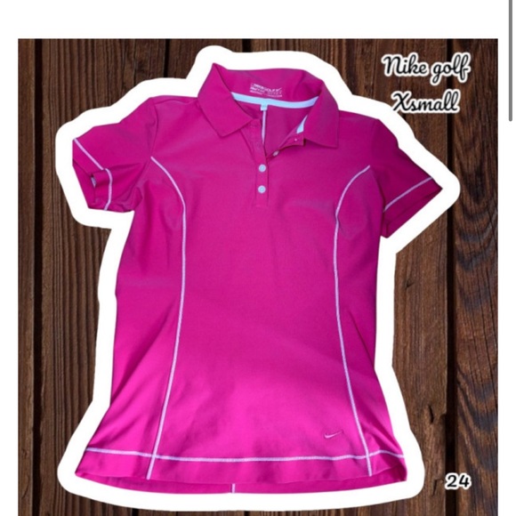 Nike Golf Pink Polo Shirt - Picture 1 of 1